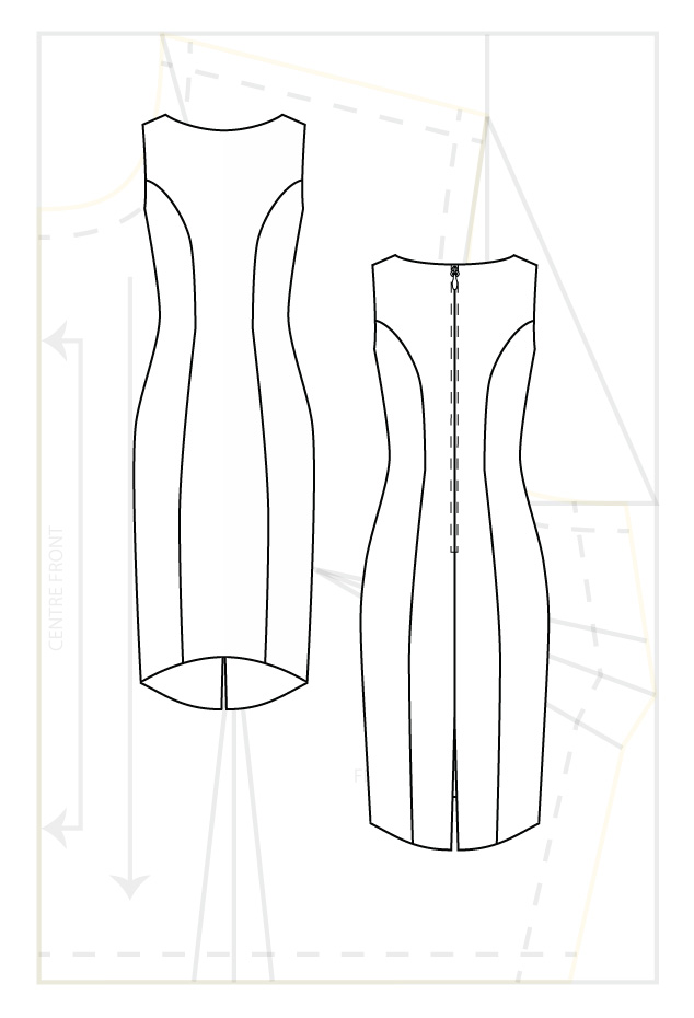 Darting question on bodice of wedding dress : sewing