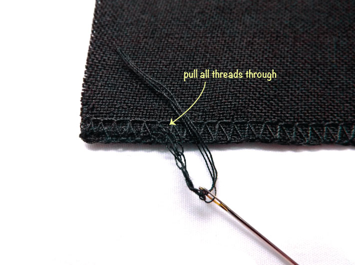 how to thread overlock