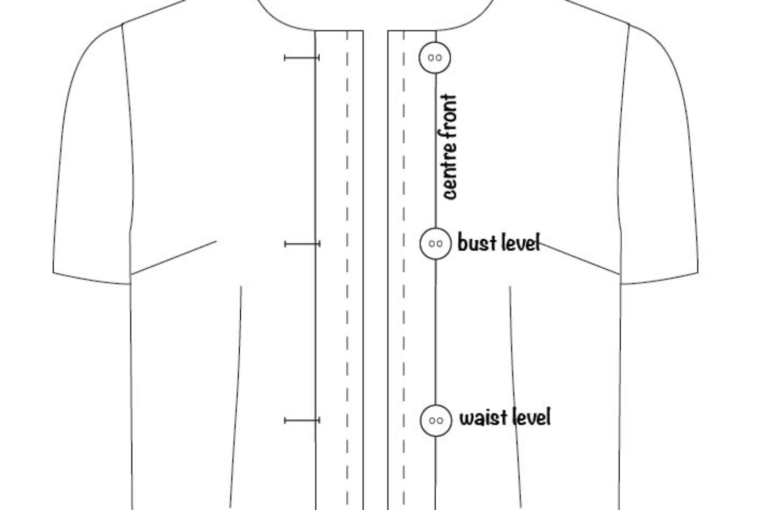 How to position buttons and buttonholes? - Inseam Studios